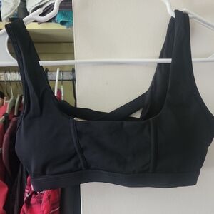 Black Women's Sports Bra